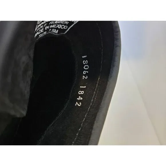 Harley-Davidson Allerton black leather ankle boots. Size 7.5. - Picture 7 of 9